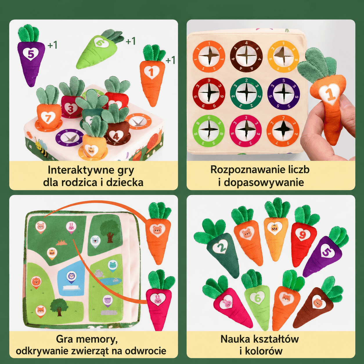 Gra Montessori – marchewki