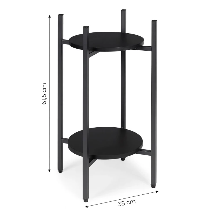 Kwietnik stojący stojak na kwiaty ozdoby 2 poziomy ModernHome