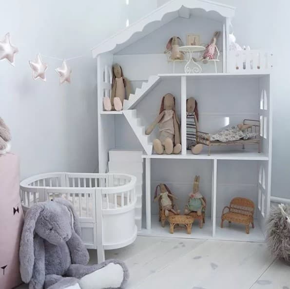 Regał na książki dla dzieci półka domek na zabawki 2w1 lulilo calla 116cm XXL