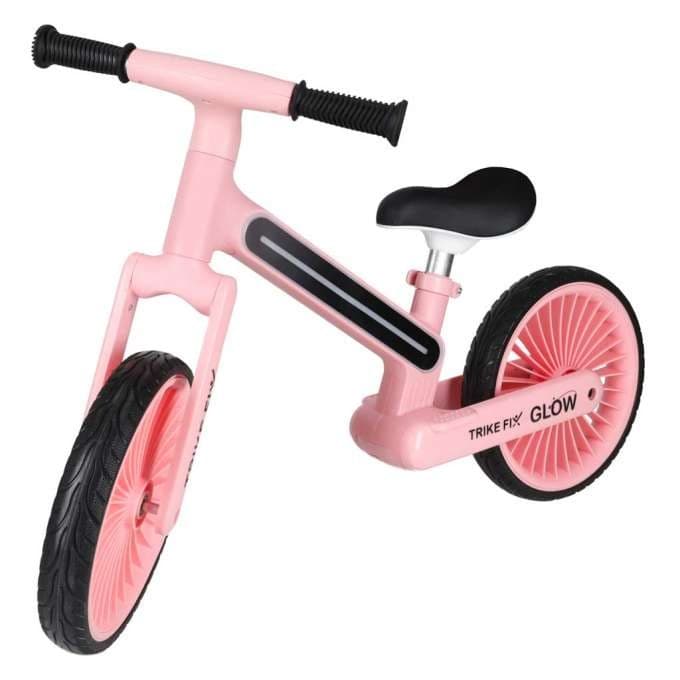Rowerek biegowy Trike Fix Glow LED różowy