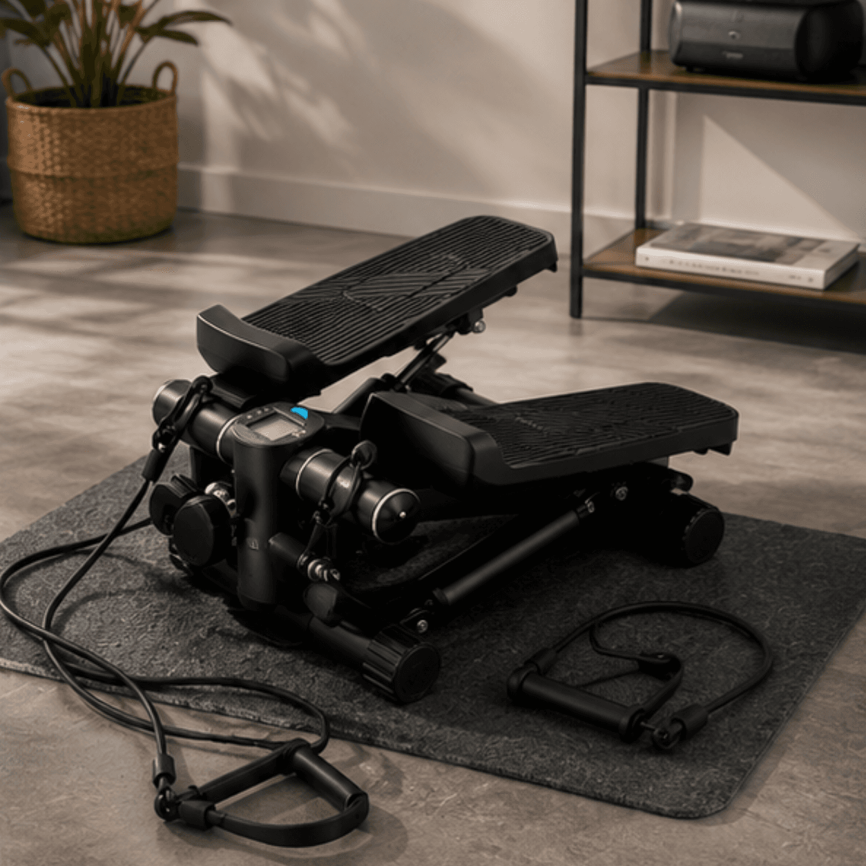 Stepper z ekspanderami do ćwiczeń fitness licznik wyświetlacz ModernHome