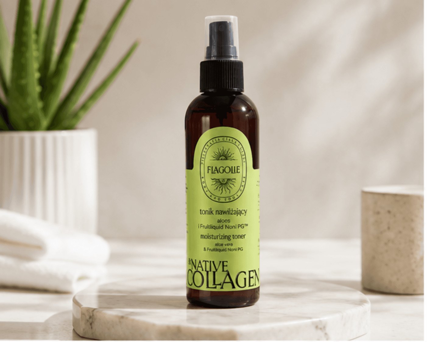 Tonik nawilżający - aloes i Fruitliquid Noni PG