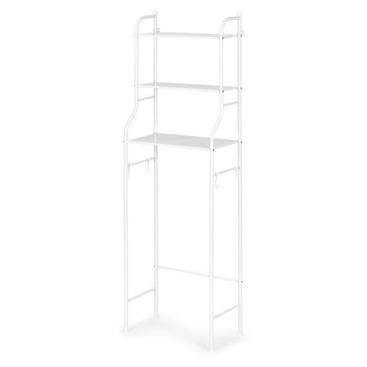 Wysoki regał łazienkowy 3 półki aluminiowa konstrukcja ModernHome