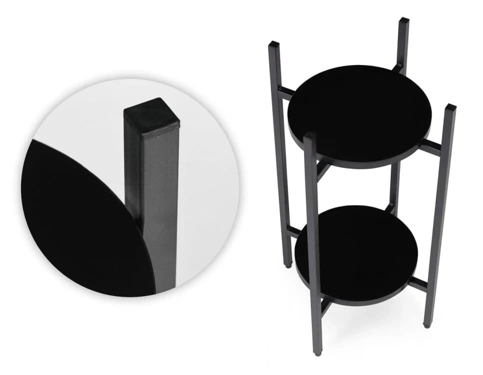 Kwietnik stojący stojak na kwiaty ozdoby 2 poziomy ModernHome