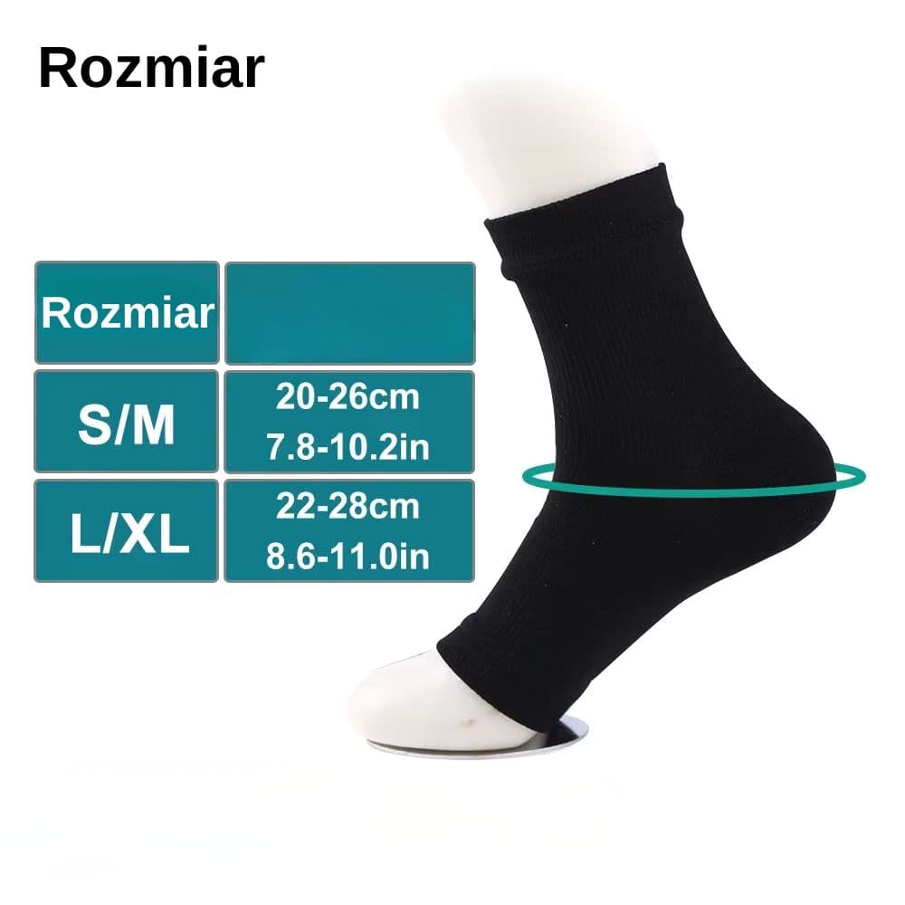 Skarpety kompresyjne nano – wsparcie stóp, obrzęki, neuropatia