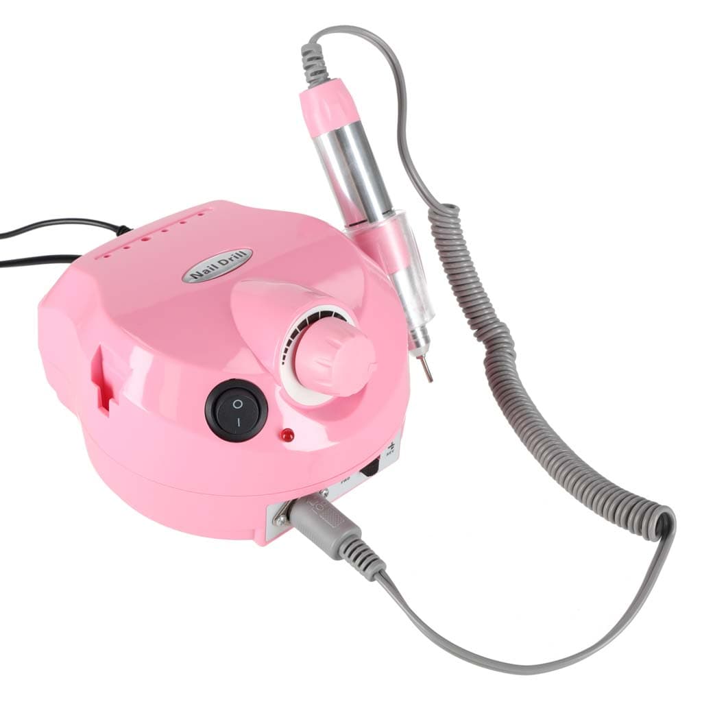 FREZARKA DO PAZNOKCI ELEKTRYCZNA 65W MANICURE PEDICURE 6 KOŃCÓWEK FREZY
