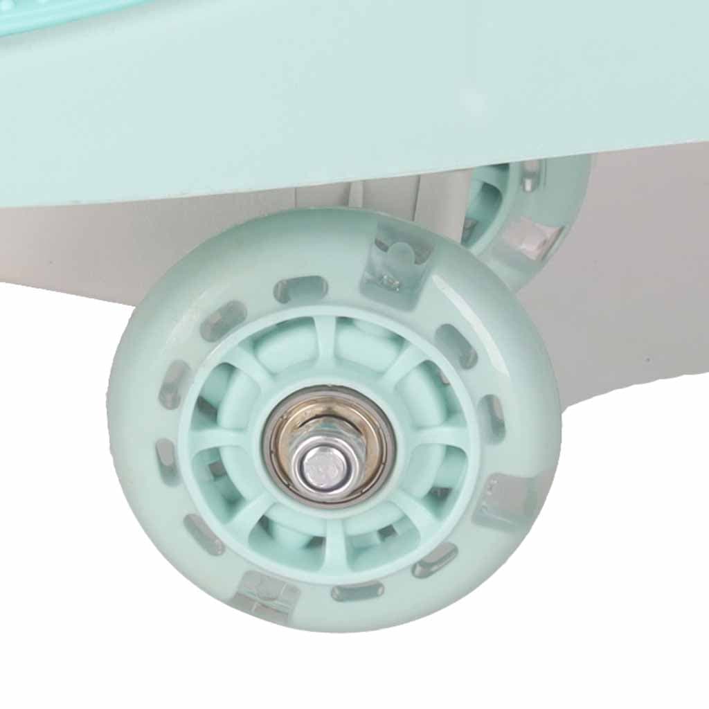 Jeździk grawitacyjny LED Swing Fix S3 świecące koła miętowy