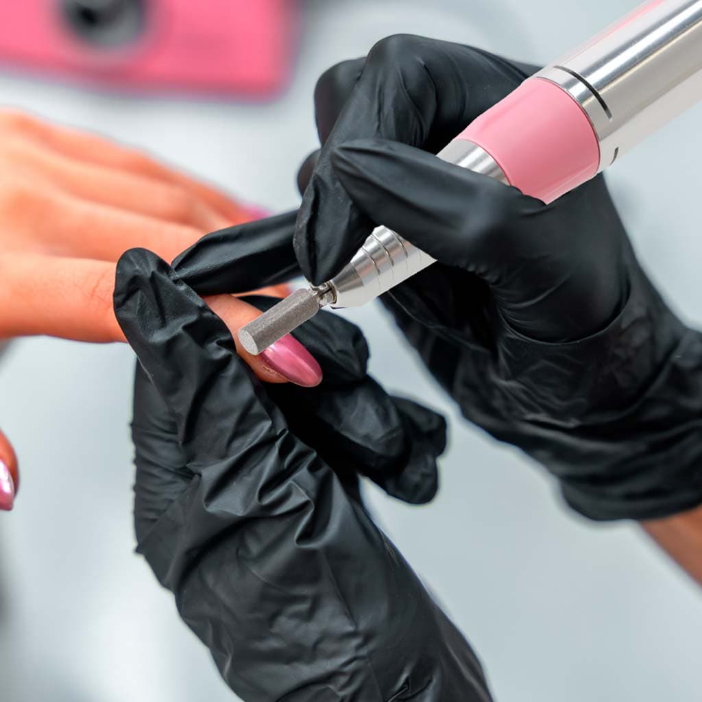 FREZARKA DO PAZNOKCI ELEKTRYCZNA 65W MANICURE PEDICURE 6 KOŃCÓWEK FREZY