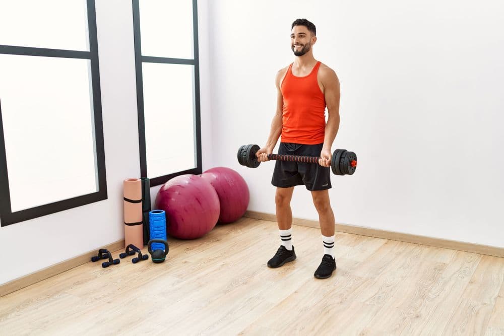 Hantle regulowane 2x15 kg sztanga zestaw 30 kg gryf MOVEPRO