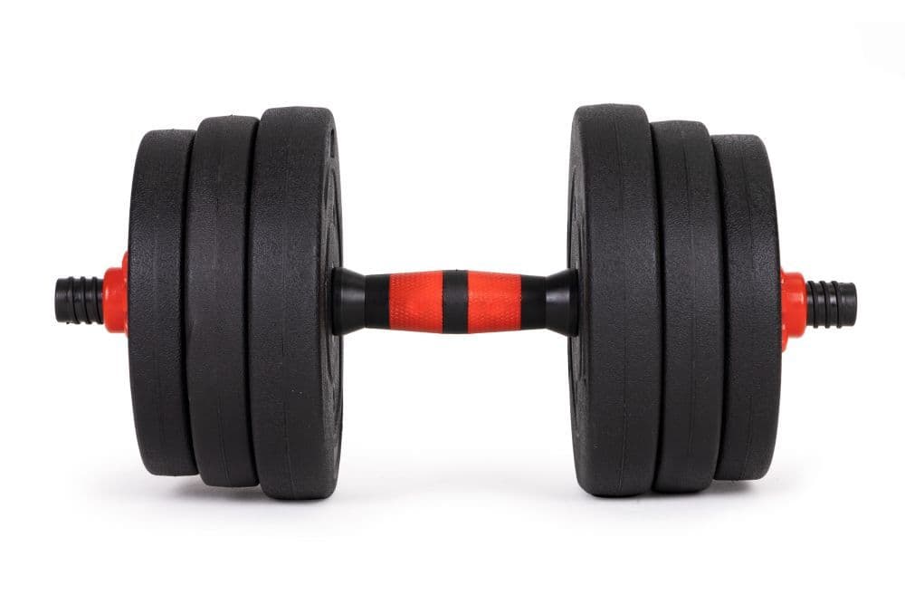 Hantle regulowane 2x15 kg sztanga zestaw 30 kg gryf MOVEPRO