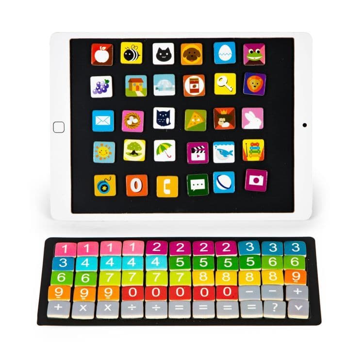 Drewniany tablet edukacyjny tablica magnetyczna ECOTOYS