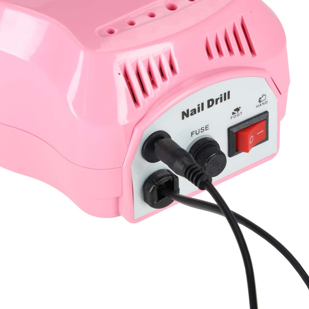 FREZARKA DO PAZNOKCI ELEKTRYCZNA 65W MANICURE PEDICURE 6 KOŃCÓWEK FREZY